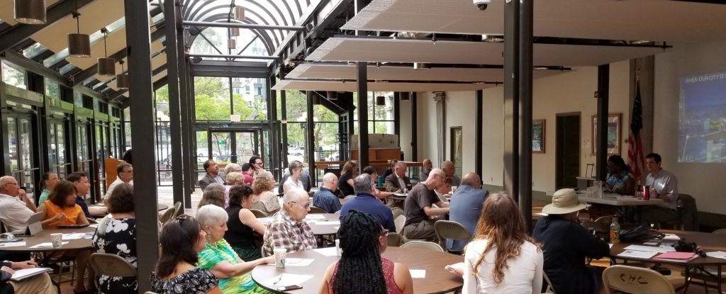 News about the Syracuse Surge brought out a crowd for a summer morning FOCUS Forum.